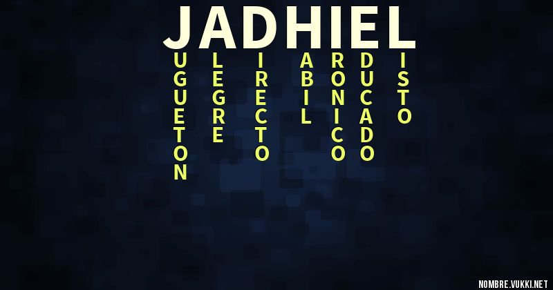 Acróstico jadhiel