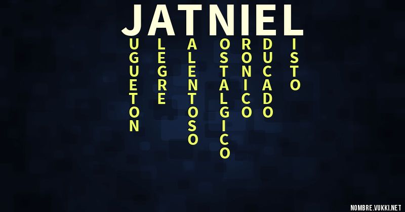 Acróstico jatniel