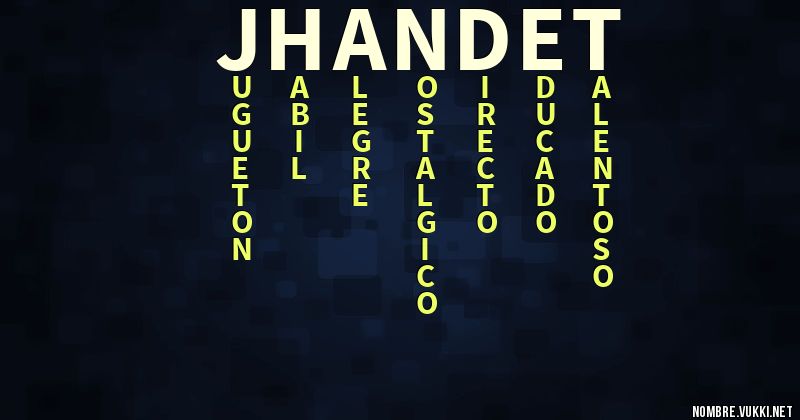 Acróstico jhandet