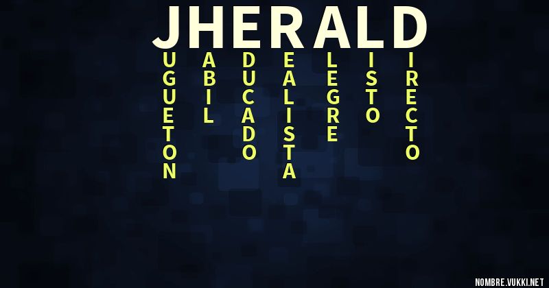 Acróstico jherald