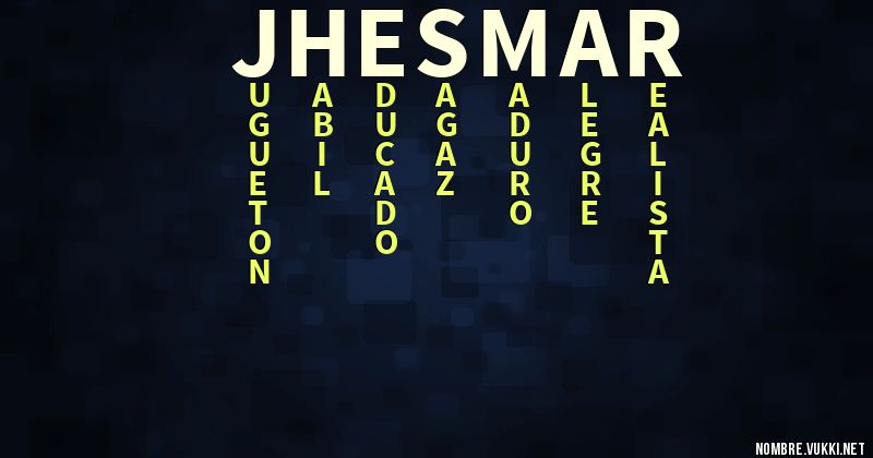 Acróstico jhesmar