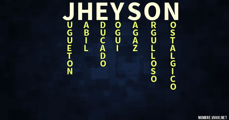 Acróstico jheyson