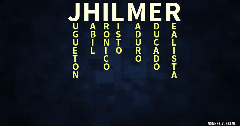 Acróstico jhilmer