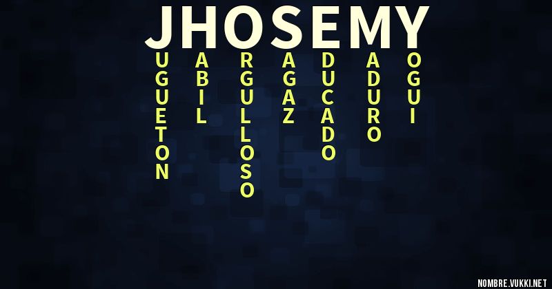 Acróstico jhosemy