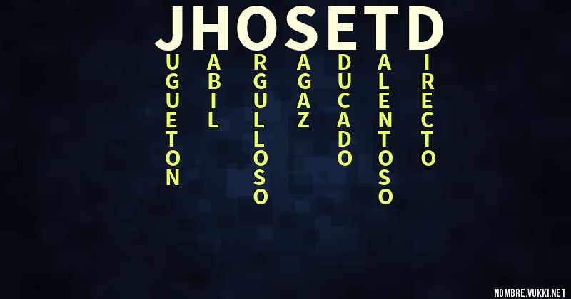 Acróstico jhosetd