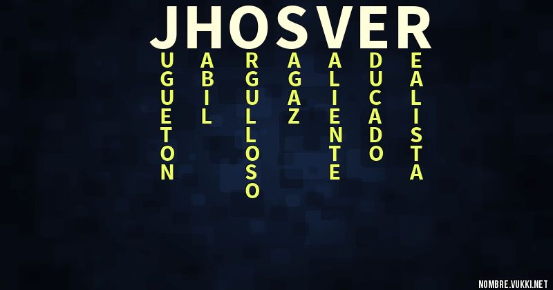 Acróstico jhosver