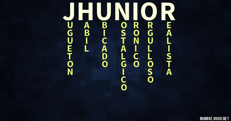 Acróstico jhunior