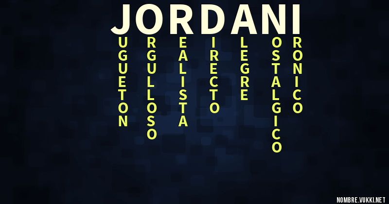 Acróstico jordani