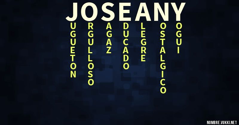 Acróstico joseany