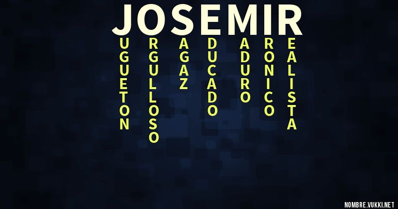 Acróstico josemir