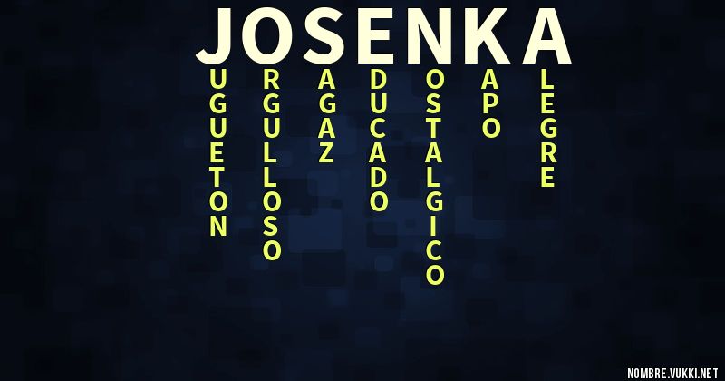 Acróstico josenka