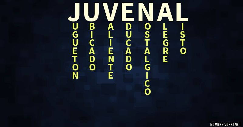 Acróstico juvenal