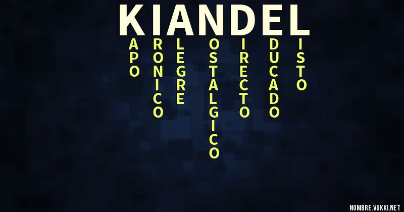 Acróstico kiandel