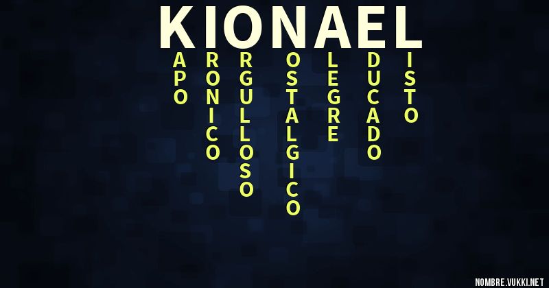 Acróstico kionael