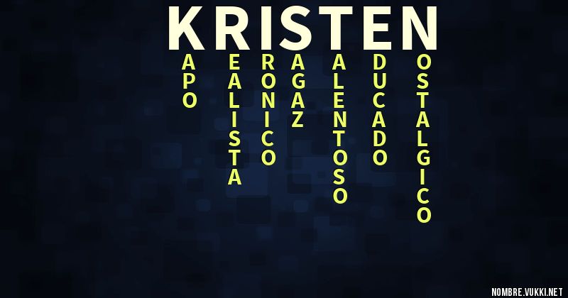 Acróstico kristen