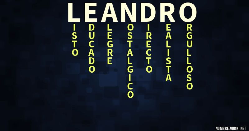 Acróstico leandro