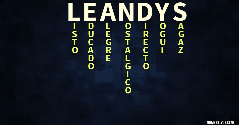 Acróstico leandys