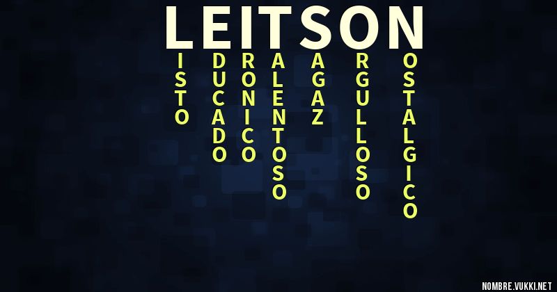Acróstico leitson