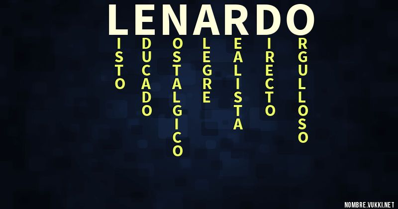 Acróstico lenardo
