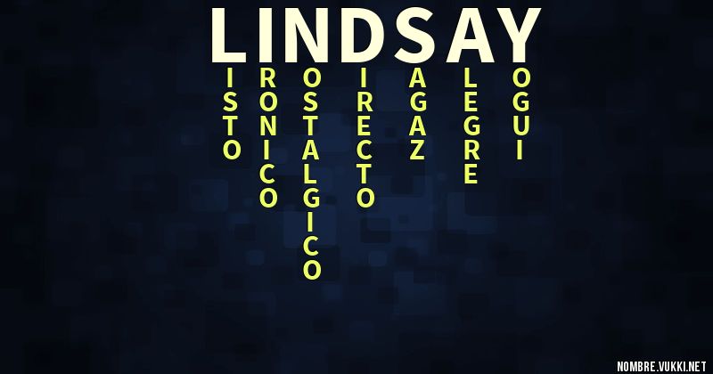 Acróstico lindsay