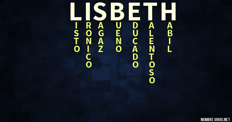 Acróstico lisbeth