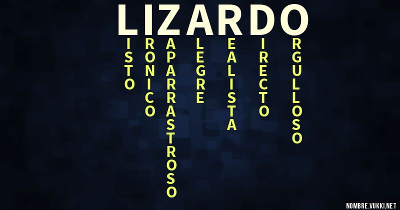 Acróstico lizardo