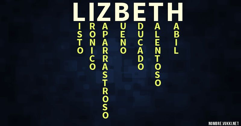 Acróstico lizbeth
