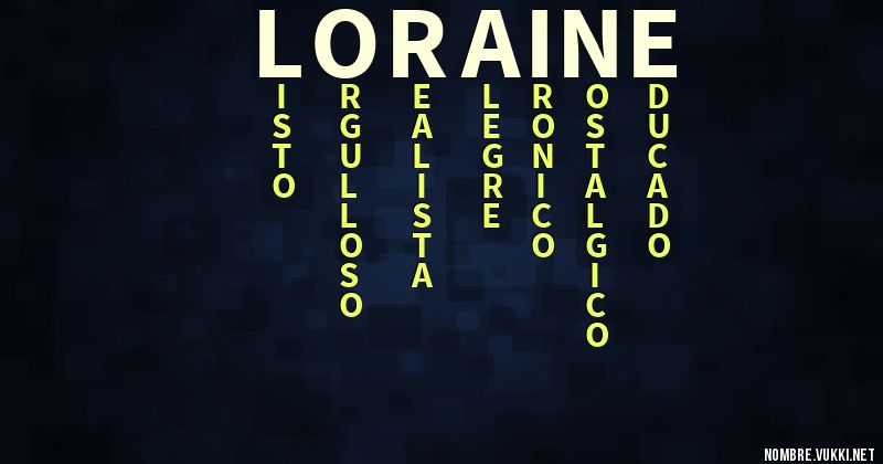 Acróstico loraine