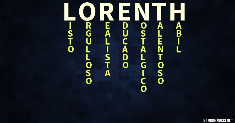 Acróstico lorenth