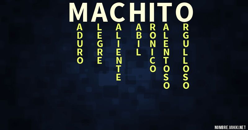 Acróstico machito