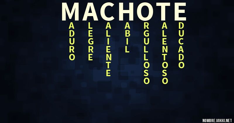 Acróstico machote