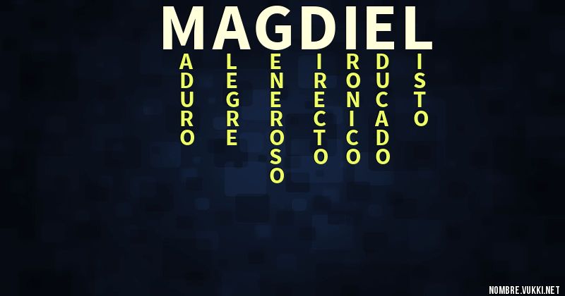 Acróstico magdiel