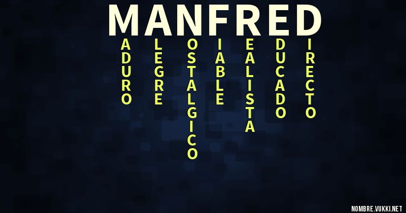 Acróstico manfred