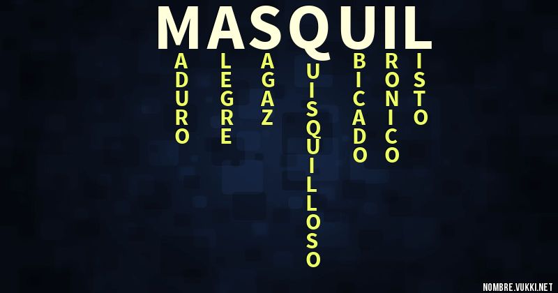 Acróstico masquil