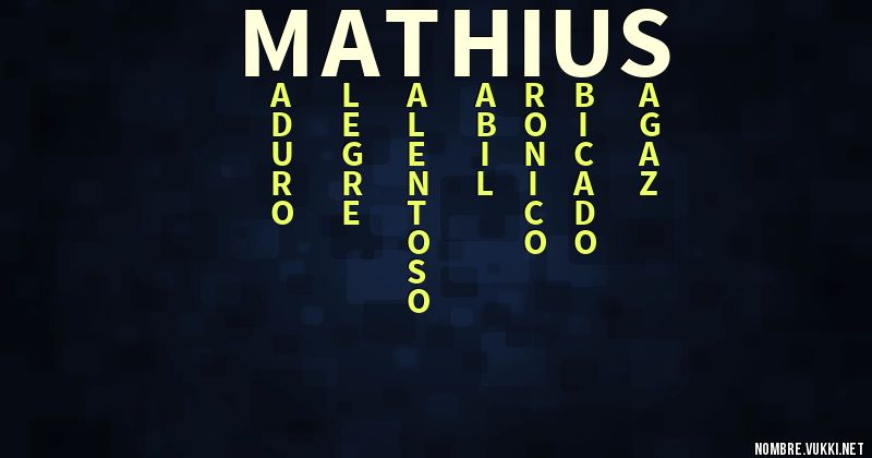 Acróstico mathius