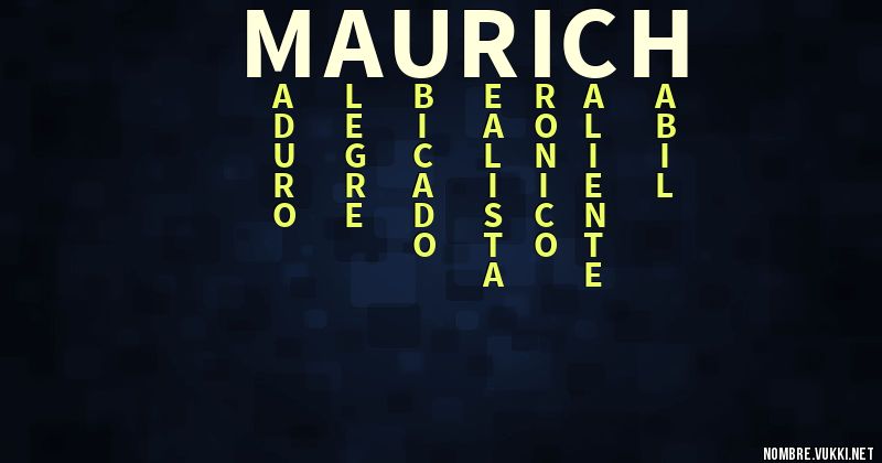 Acróstico maurich