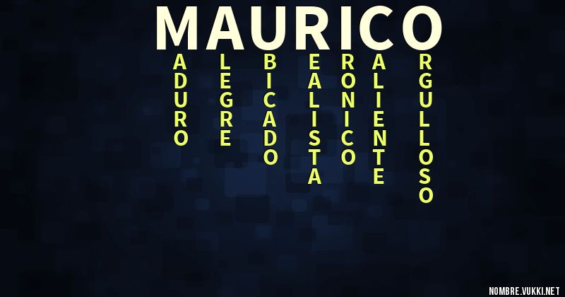 Acróstico maurico