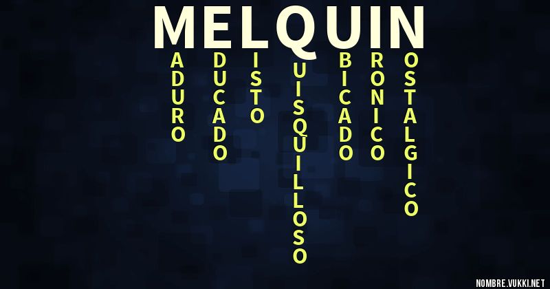 Acróstico melquin