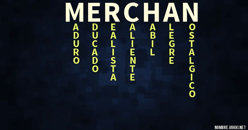 Acróstico merchan