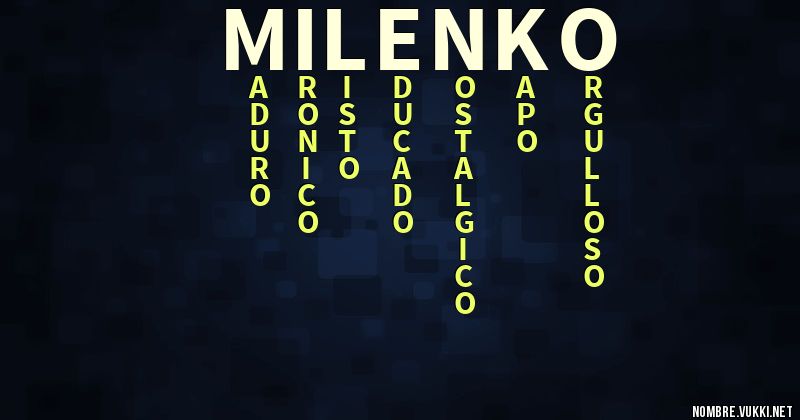 Acróstico milenko