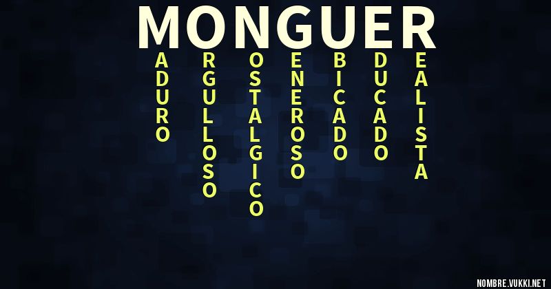 Acróstico monguer