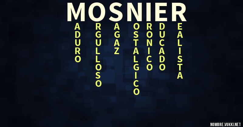 Acróstico mosnier