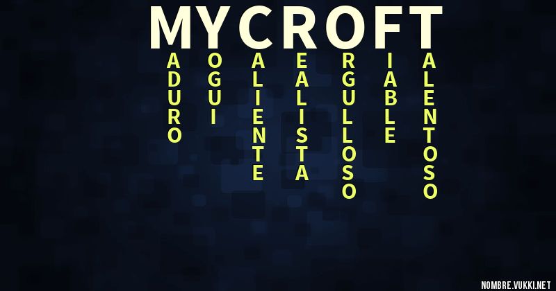 Acróstico mycroft
