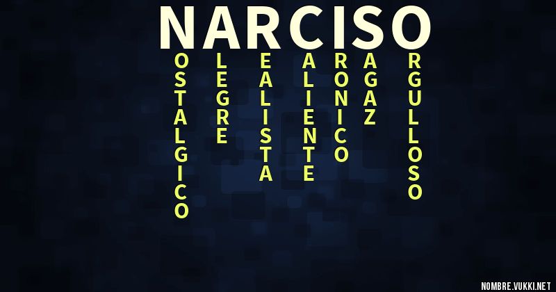 Acróstico narciso