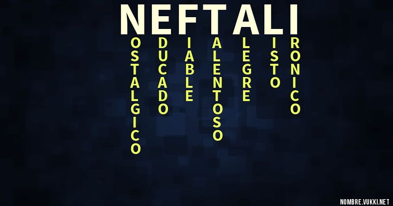 Acróstico neftalí