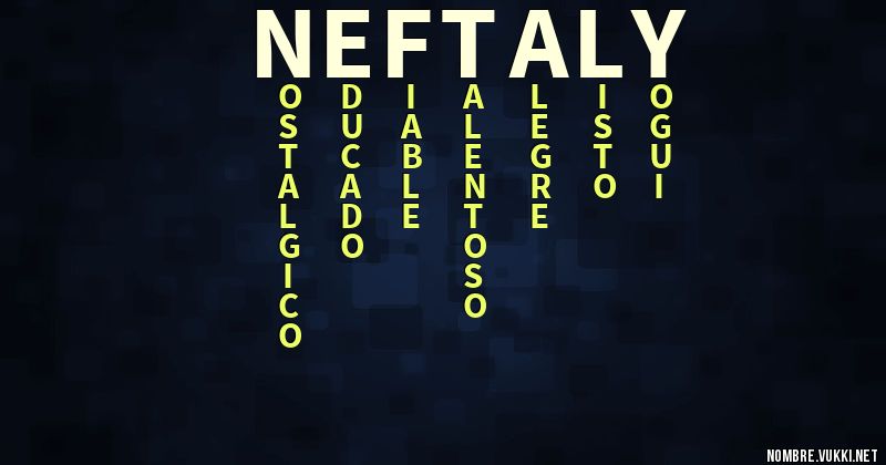 Acróstico neftaly