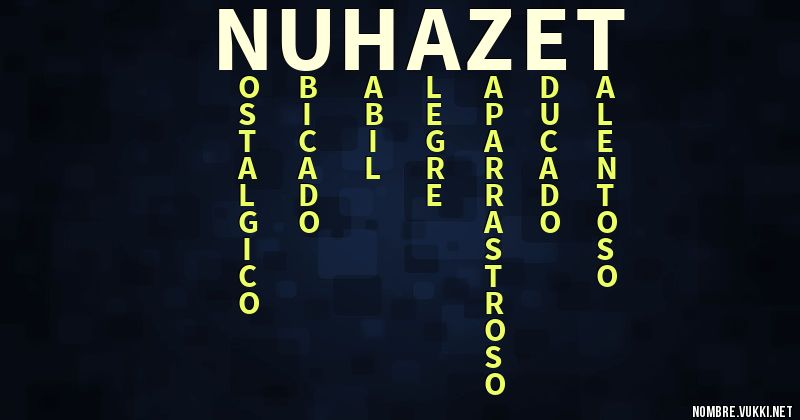Acróstico nuhazet