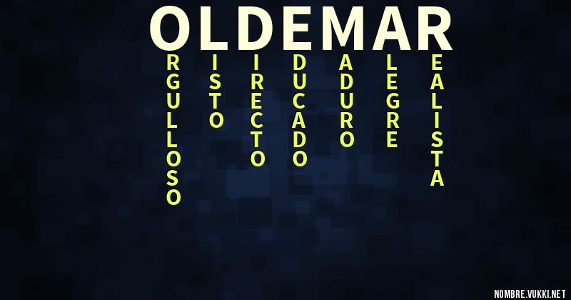 Acróstico oldemar