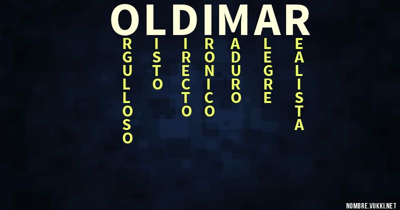 Acróstico oldimar
