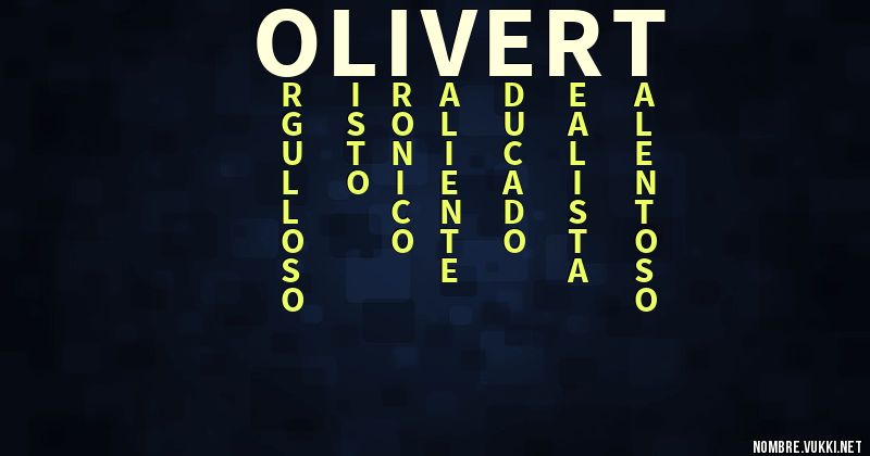 Acróstico olivert